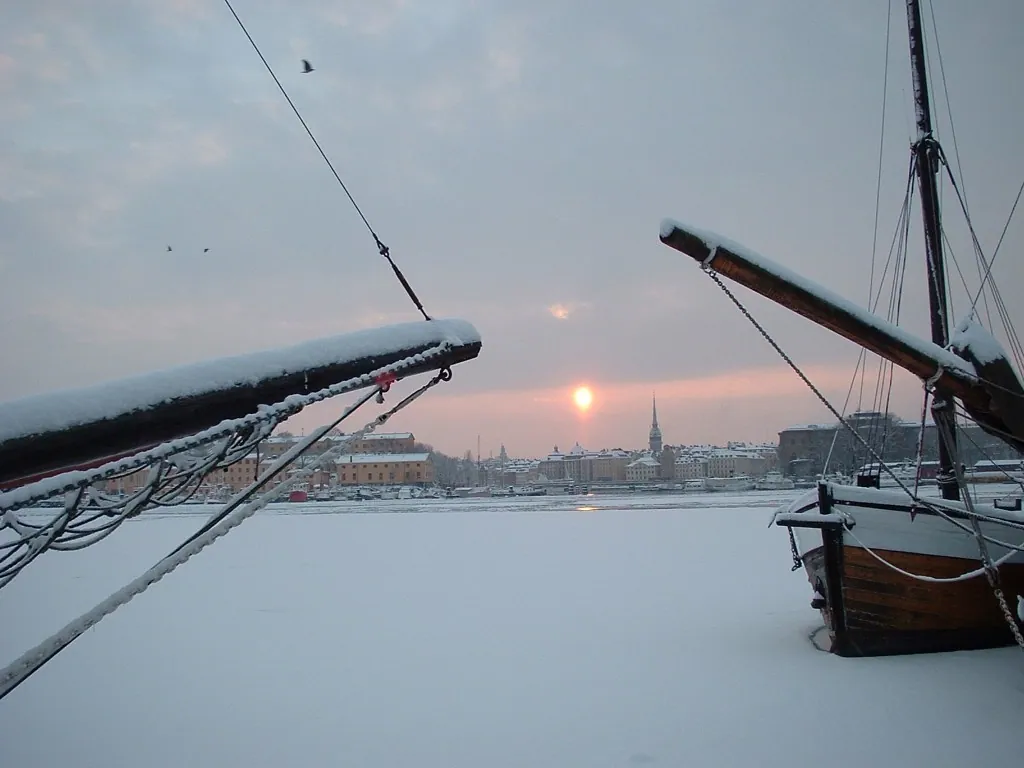 Sunset across nybroviken